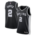 San Antonio Spurs Icon Edition Swingman Jersey Nba 2025 First Round Draft Pick Black Dylan Harper Unisex | RTJ13158 product