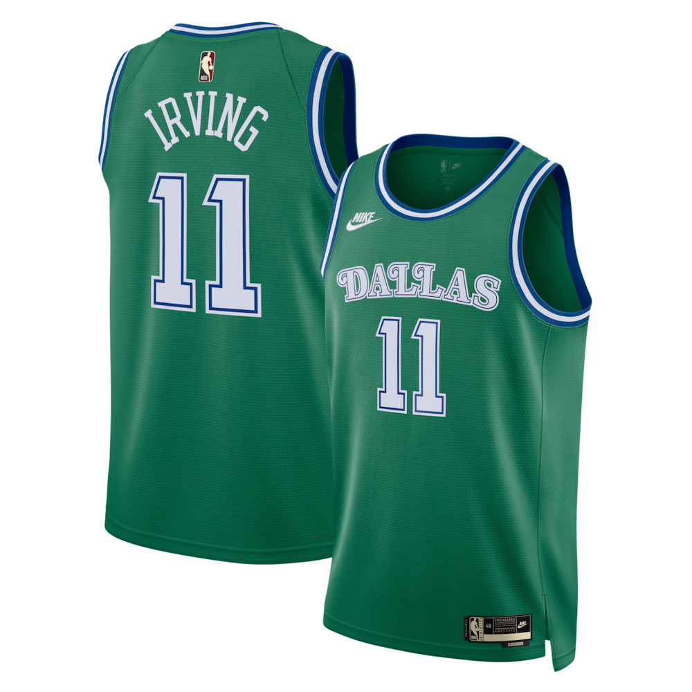 Dallas Mavericks Classic Edition Jersey Green Kyrie Irving Unisex | RTJ13157 product image 1, provided for visual reference