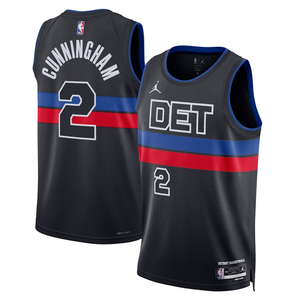 Detroit Pistons Jordan Statement Edition Swingman Jersey Blue Cade Cunningham Unisex | RTJ13136 product image 1, provided
