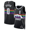 Denver Nuggets 202526 City Edition Swingman Jersey Black Christian Braun Unisex | RTJ13126 product image 1, provided for