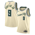 Milwaukee Bucks 202526 City Edition Swingman Jersey Cream Bobby Portis Unisex | RTJ13116 product image 1, provided for