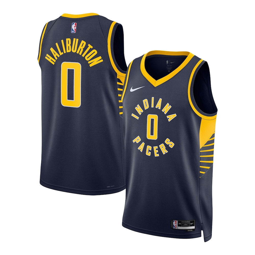 Indiana Pacers Icon Jersey Haliburton 0 Unisex | RTJ13095 product image 1, provided for visual reference and product detail