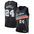 San Antonio Spurs 202526 City Edition Swingman Jersey Black Devin Vassell Unisex | RTJ13080 product image 1, provided for