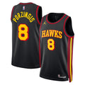 Atlanta Hawks Jordan Brand Statement Edition Swingman Jersey Black Kristaps Porziis Unisex | RTJ13076 product image 1,