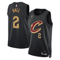 Cleveland Cavaliers Jordan Brand Statement Edition Swingman Jersey Black Lonza Ball Unisex | RTJ13073 product image 1,