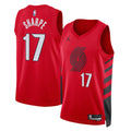 Portland Trail Blazers Jordan Statement Edition Swingman Jersey Red Shaedon Sharpe Unisex | RTJ13070 product image 1,