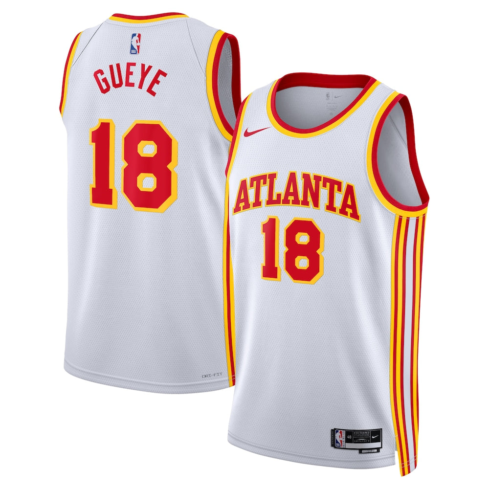 Atlanta Hawks Association Edition Swingman Jersey White Mouhamed Gueye Unisex | RTJ13048 product image 1, provided for