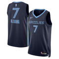 Memphis Grizzlies Icon Edition Swingman Jersey Navy Santi Aldama Unisex | RTJ13045 product image 1, provided for visual