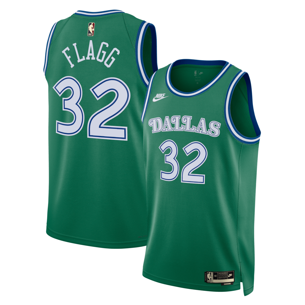 Dallas Mavericks Classic Edition Jersey Green Cooper Flagg Unisex | Stitched Jersey RTJS 12138 product image 1, provided for