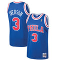 Allen Iverson Royal Philadelphia 76Ers 1996 97 Hardwood Classics Swingman Jersey | Stitched Jersey RTJS 12130 product image