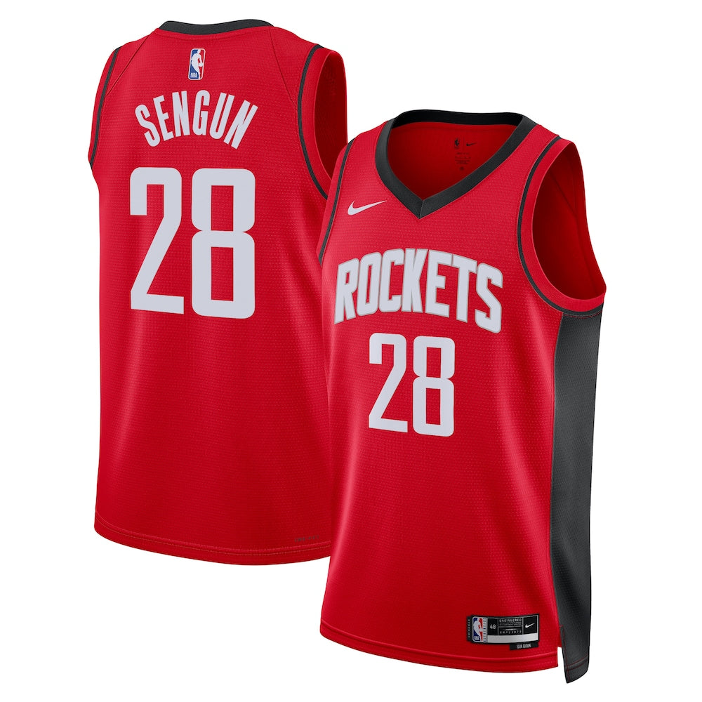 Houston Rockets Icon Edition Swingman Jersey Red Alperen Sengun Unisex | Stitched Jersey RTJS 12120 product image 1,