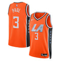 La Clippers 2025-26 City Edition Swingman Jersey Orange Chris Paul Unisex | Stitched Jersey RTJS 12116 product image 1,