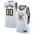 Indiana Pacers Association Edition Swingman Jersey White Bennedict Mathurin Unisex | Stitched Jersey RTJS 12091 product