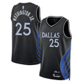 Dallas Mavericks 2025-26 City Edition Swingman Jersey Black Pj Washington Jr Unisex | Stitched Jersey RTJS 12079 product