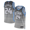 Utah Jazz 2025-26 City Edition Swingman Jersey Gray Walker Kessler Unisex | Stitched Jersey RTJS 12069 product image 1,