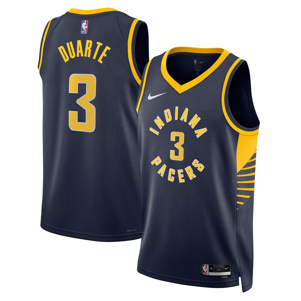 Indiana Pacers Icon Edition Swingman Jersey Navy Tyrese Haliburton Unisex | Stitched Jersey RTJS 12050 product image 1,