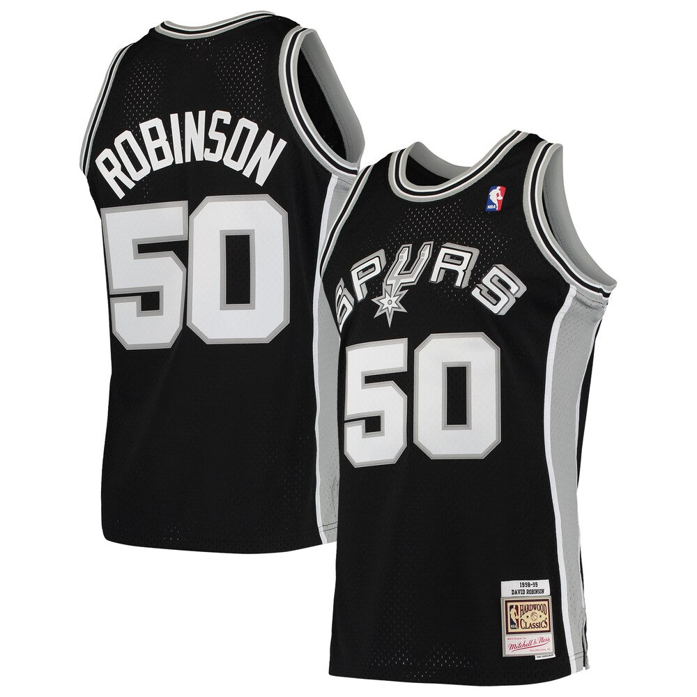 David Robinson Black San Antonio Spurs Hardwood Classics 1998 99 Swingman Jersey | Stitched Jersey RTJS 12042 product image