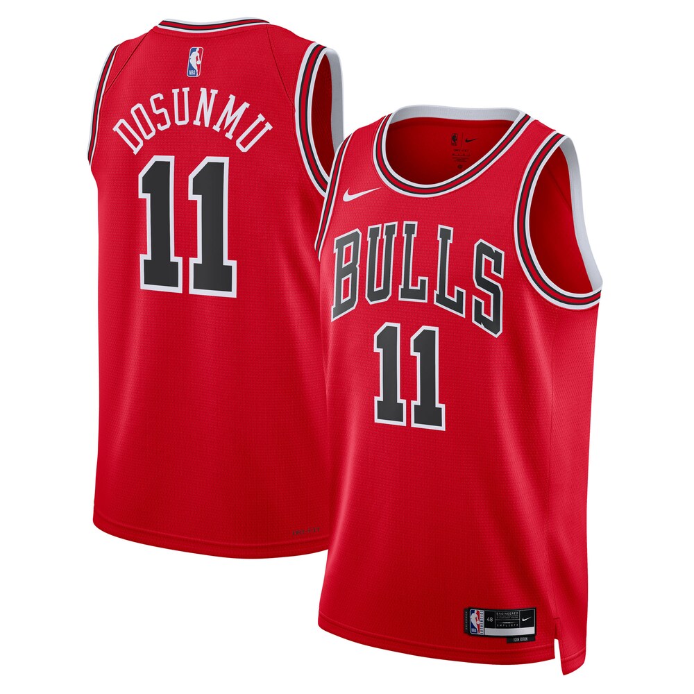 Chicago Bulls Icon Edition Swingman Jersey Red Ayo Dosunmu Unisex | Stitched Jersey RTJS 12007 product image 1, provided for