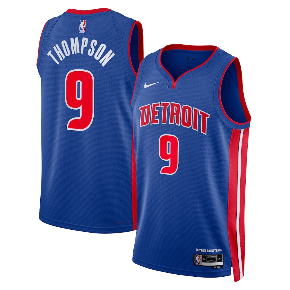 Detroit Pistons Icon Edition Swingman Jersey Blue Ausar Thompson Unisex | Stitched Jersey RTJS 11998 product image 1,