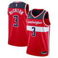 Washington Wizards Icon Edition Swingman Jersey Red Cj Mccollum Unisex | Stitched Jersey RTJS 11989 product image 1,