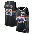 Denver Nuggets 2025-26 City Edition Swingman Jersey Black Cameron Johnson Unisex | Stitched Jersey RTJS 11970 product image