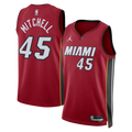 Miami Heat Jordan Brand Statement Edition Swingman Jersey Red Davion Mitchell Unisex | Stitched Jersey RTJS 11952 product