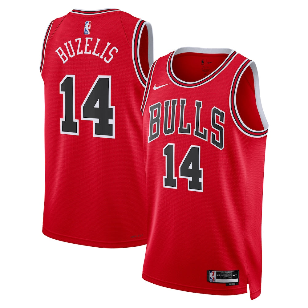 Chicago Bulls Icon Swingman Jersey Red Matas Buzelis Unisex | Stitched Jersey RTJS 11946 product image 1, provided for