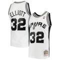 Sean Elliott White San Antonio Spurs 1998 99 Hardwood Classics Swingman Jersey | Stitched Jersey RTJS 11933 product image 1,