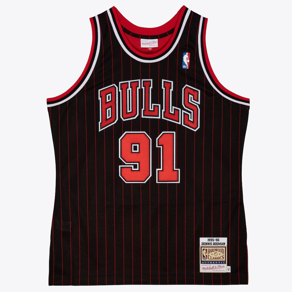 Chicago Bulls Jersey Dennis Rodman 1995 96 | Stitched Jersey RTJS 11920 product image 1, provided for visual reference and