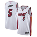 Miami Heat Association Edition Swingman Jersey White Nikola Jovi Unisex | Stitched Jersey RTJS 11915 product image 1,