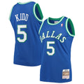 Jason Kidd Blue Dallas Mavericks 1994 95 Hardwood Classics Swingman Player Jersey | Stitched Jersey RTJS 11906 product image