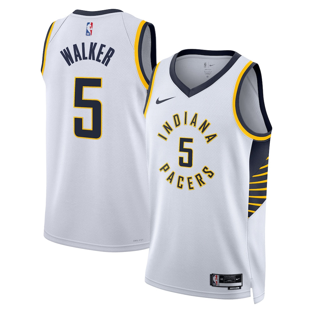 Indiana Pacers Association Edition Swingman Jersey White Jarace Walker Unisex | Stitched Jersey RTJS 11888 product image 1,