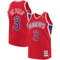 Allen Iverson Red Philadelphia 76Ers Hardwood Classics Jersey | Stitched Jersey RTJS 11884 product image 1, provided for