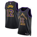 Los Angeles Lakers 2025-26 City Edition Swingman Jersey Black Jake Laravia Unisex | Stitched Jersey RTJS 11867 product image