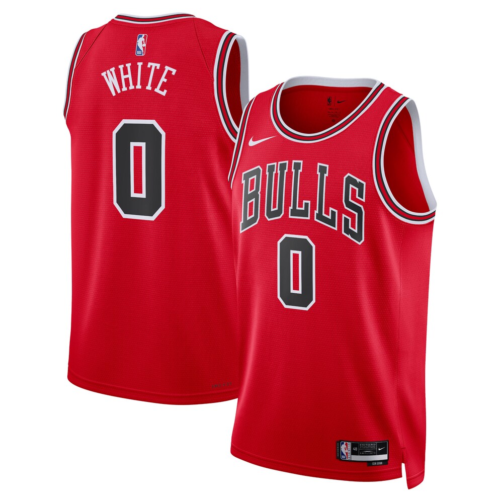 Chicago Bulls Icon Edition Swingman Jersey Red Coby White Unisex | Stitched Jersey RTJS 11874 product image 1, provided for