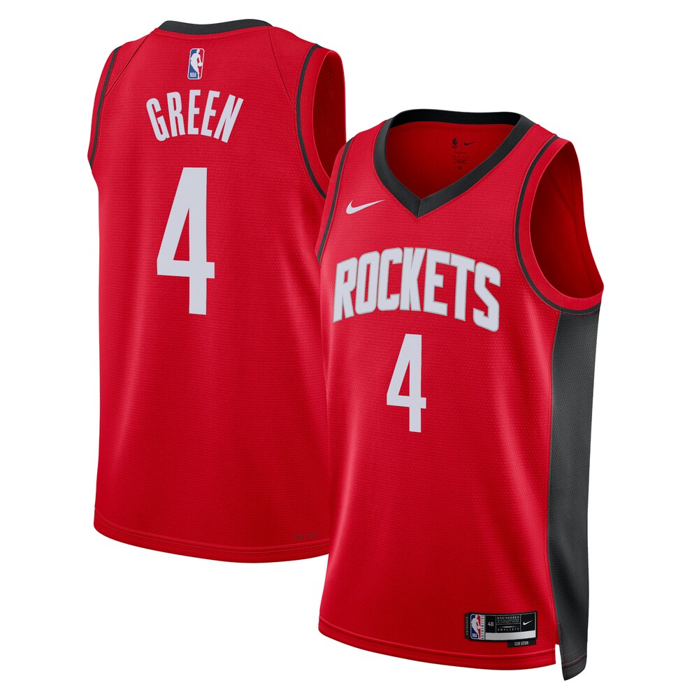 Houston Rockets Icon Edition Swingman Jersey Red Jalen Green Unisex | Stitched Jersey RTJS 11853 product image 1, provided