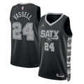 San Antonio Spurs Jordan Statement Edition Swingman Jersey Black Devin Vassell Unisex | Stitched Jersey RTJS 11852 product