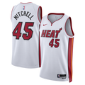 Miami Heat Association Edition Swingman Jersey White Davion Mitchell Unisex | Stitched Jersey RTJS 11848 product image 1,