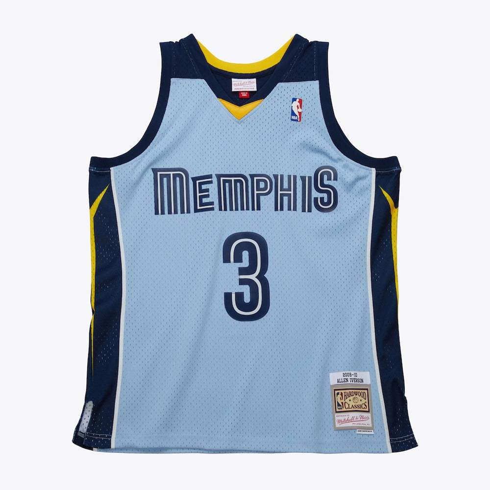 Memphis Grizzlies Swingman Jersey Alternate Allen Iverson 2009 | Stitched Jersey RTJS 11818 product image 1, provided for