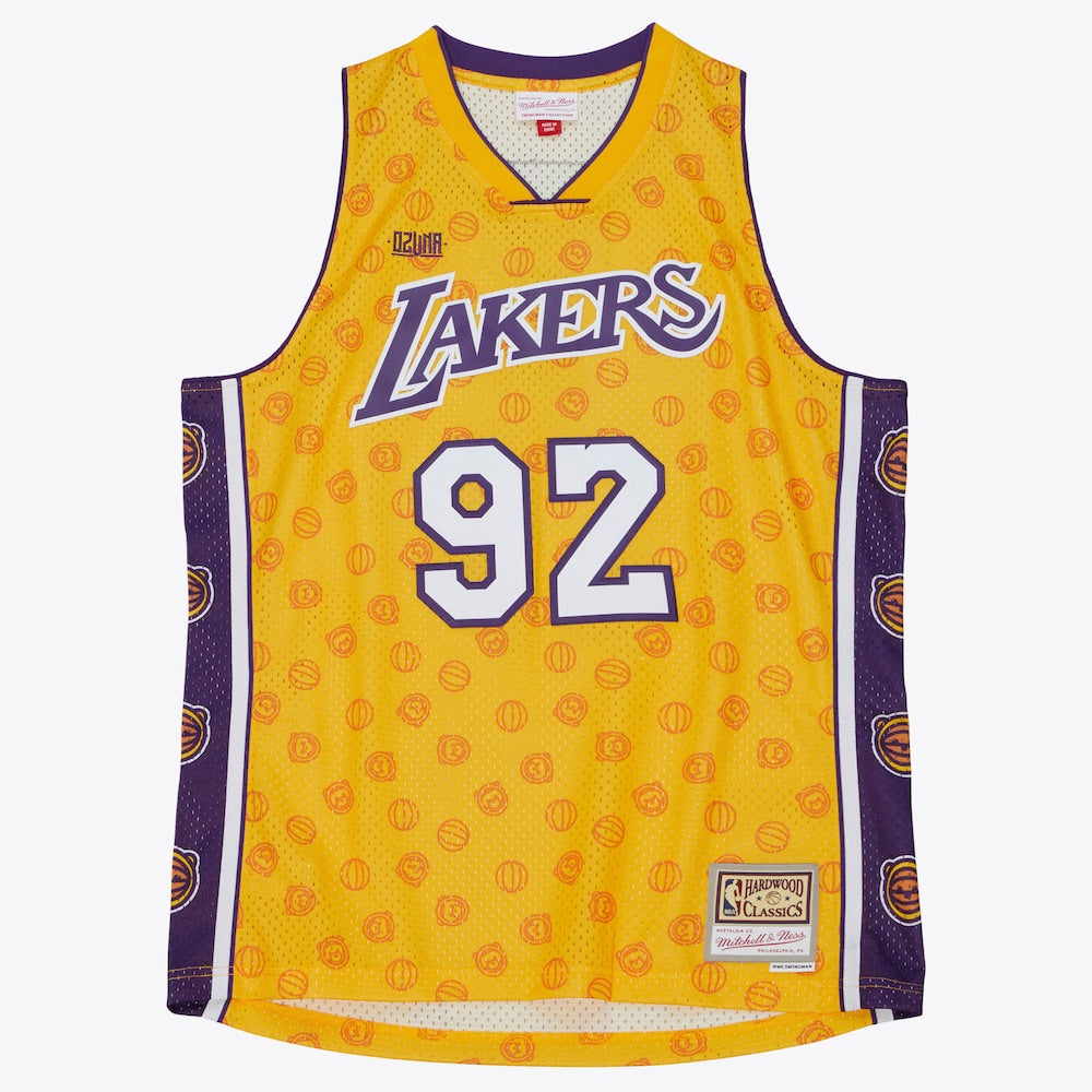 Los Angeles Lakers X Ozuna Swingman Jersey | Stitched Jersey RTJS 11817 product image 1, provided for visual reference and