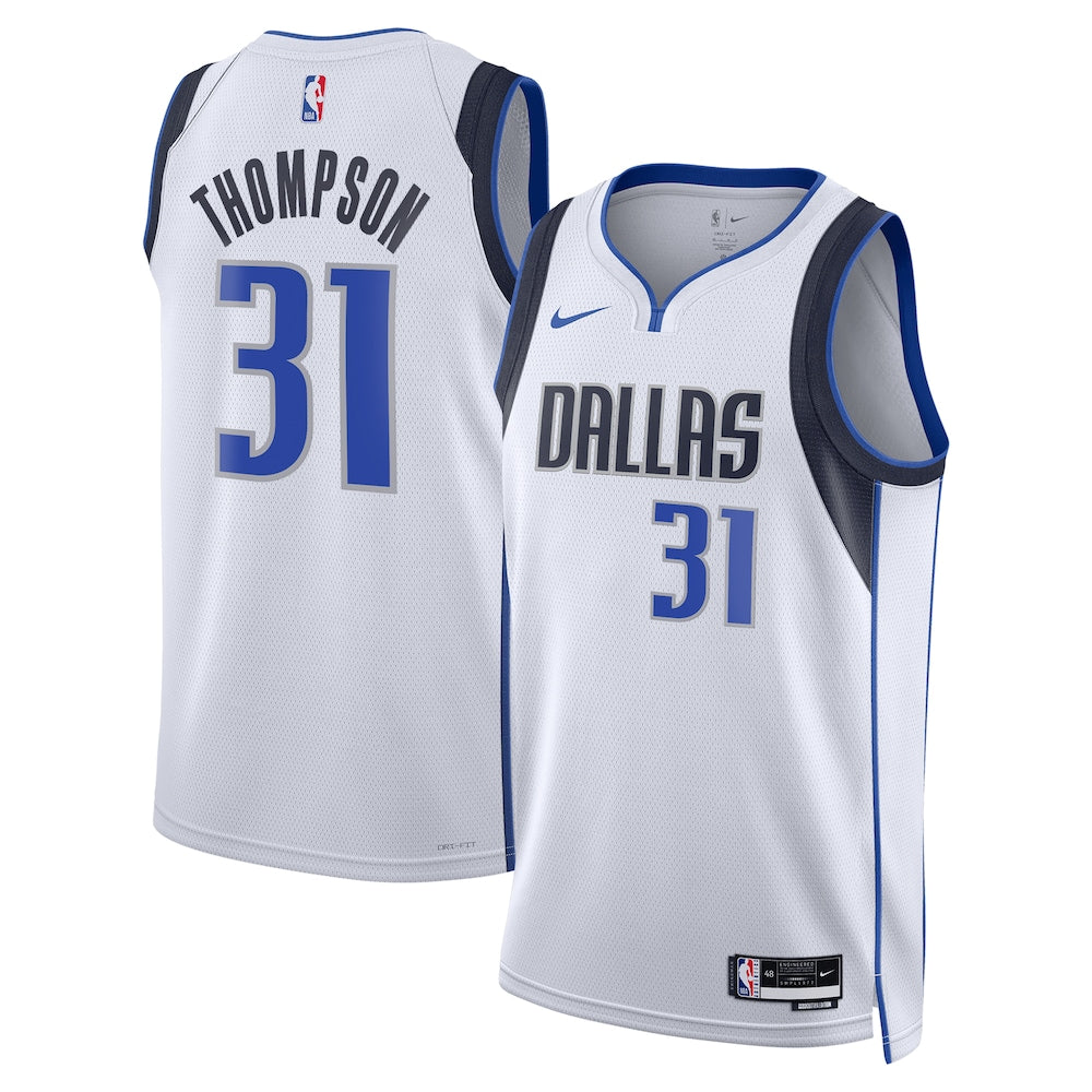 Dallas Mavericks Association Edition Swingman Jersey White Klay Thompson Unisex | Stitched Jersey RTJS 11815 product image