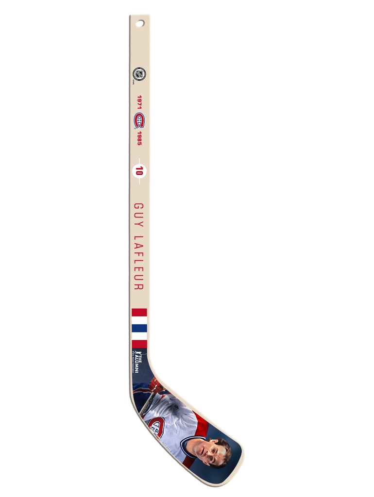 Guy Lafleur Montreal Canadiens NHL Inglasco Alumni Mini Wooden Stick product image 1, provided for visual reference and