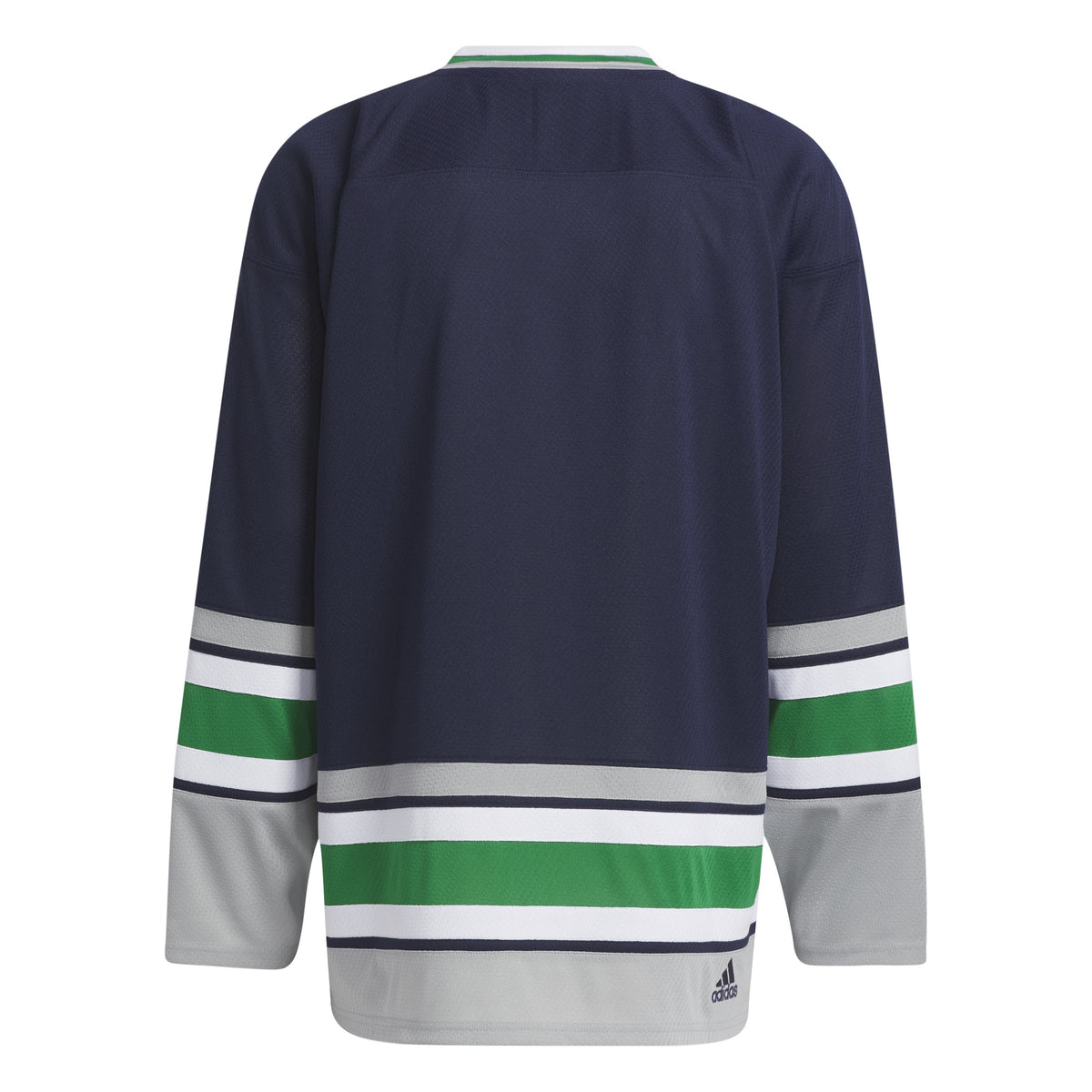 Hartford Whalers NHL Adidas Men Navy Team Classics Vintage Authentic Jersey product image 2, provided for visual reference