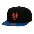 New York Mets MLB Mitchell & Ness Men Black Cooperstown Evergreen Snapback product image 1, provided for visual reference