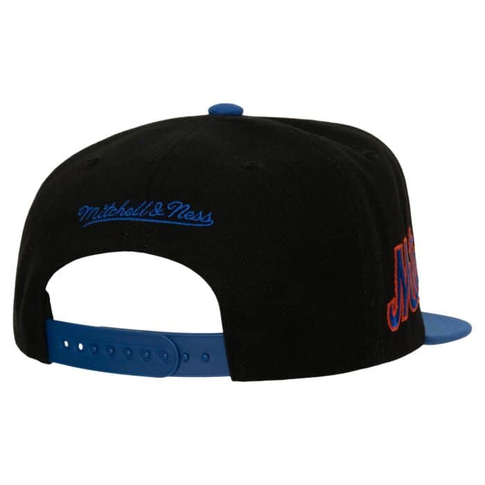 New York Mets MLB Mitchell & Ness Men Black Cooperstown Evergreen Snapback product image 2, provided for visual reference