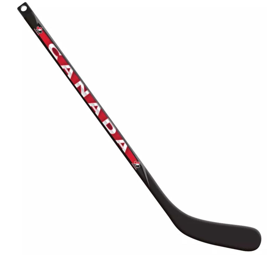 Hockey Canada IIHF Inglasco Composite Player Mini Stick product image 1, provided for visual reference and product detail