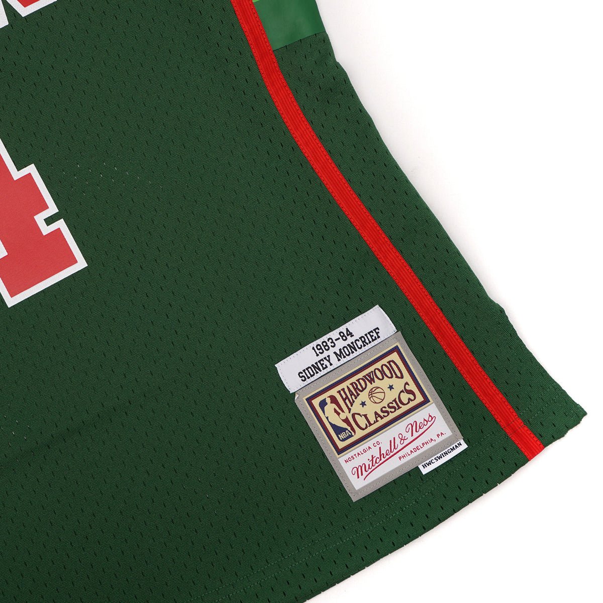 Milwaukee Bucks Sidney Moncrief Mitchell & Ness Green 1983-84 Hardwood Classics Swingman Jersey for Men product image 4,