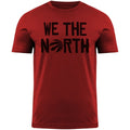 Toronto Raptors NBA Bulletin Men Red We The North T-Shirt product image 1, provided for visual reference and product detail