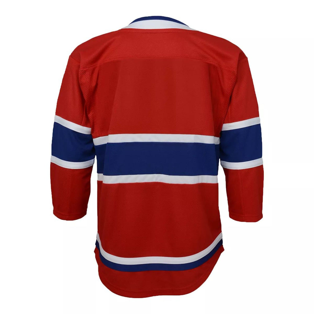Montreal Canadiens NHL Outerstuff Kids Red Premier Jersey product image 2, provided for visual reference and product detail