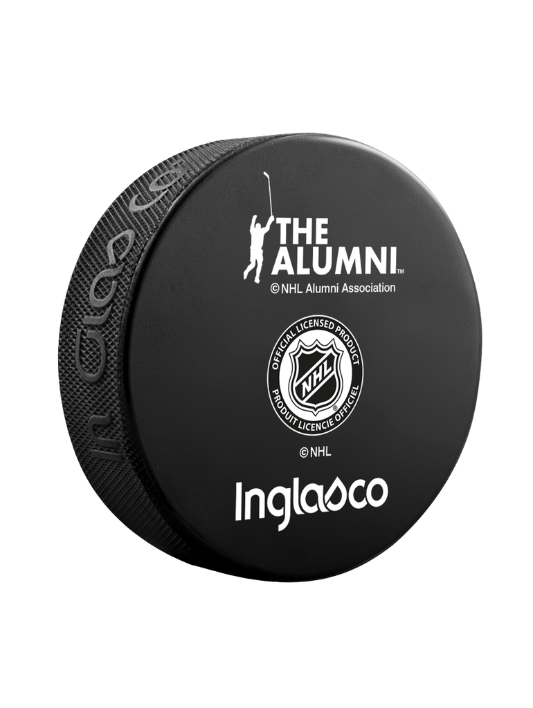 Jean Beliveau Montreal Canadiens NHL Inglasco Alumni Souvenir Hockey Puck product image 2, provided for visual reference and
